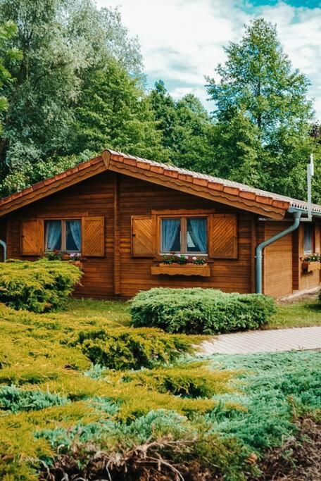 Holzhaus Direkt Am See Priepert Exterior photo